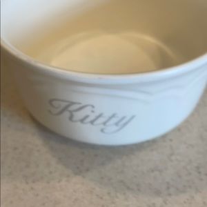 Pfaltzgraff Tea Rose cat bowl